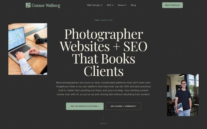 Screenshot of connorwalberg.com