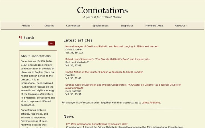 Screenshot of connotations.de