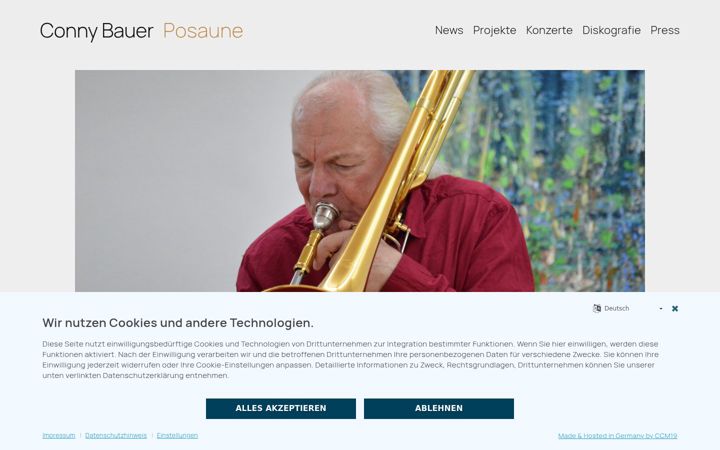 Screenshot of connybauer.de