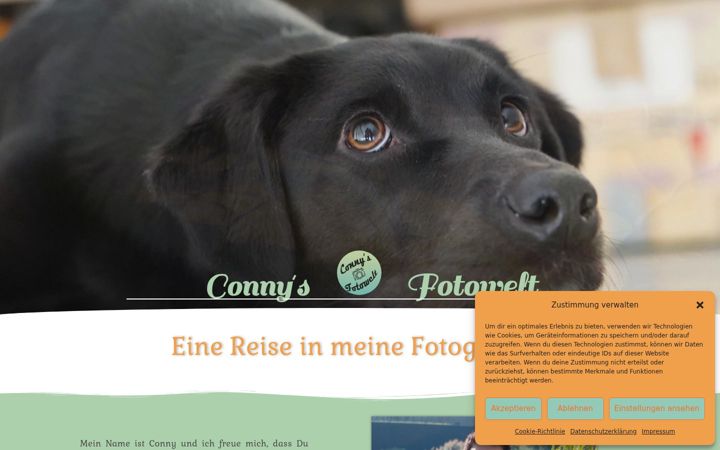 Screenshot of connys-fotowelt.de