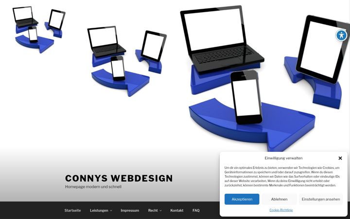 Screenshot of connysdesign.de
