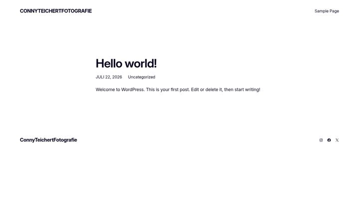 Screenshot of connyteichertfotografie.de