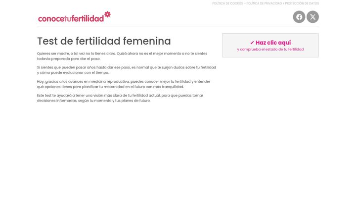 Screenshot of conocetufertilidad.es