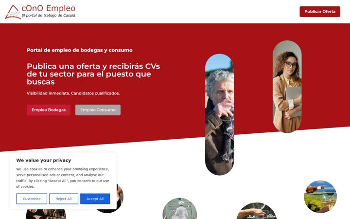 Screenshot of conoempleo.es