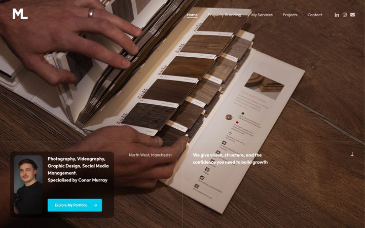 Screenshot of conor-murray.co.uk