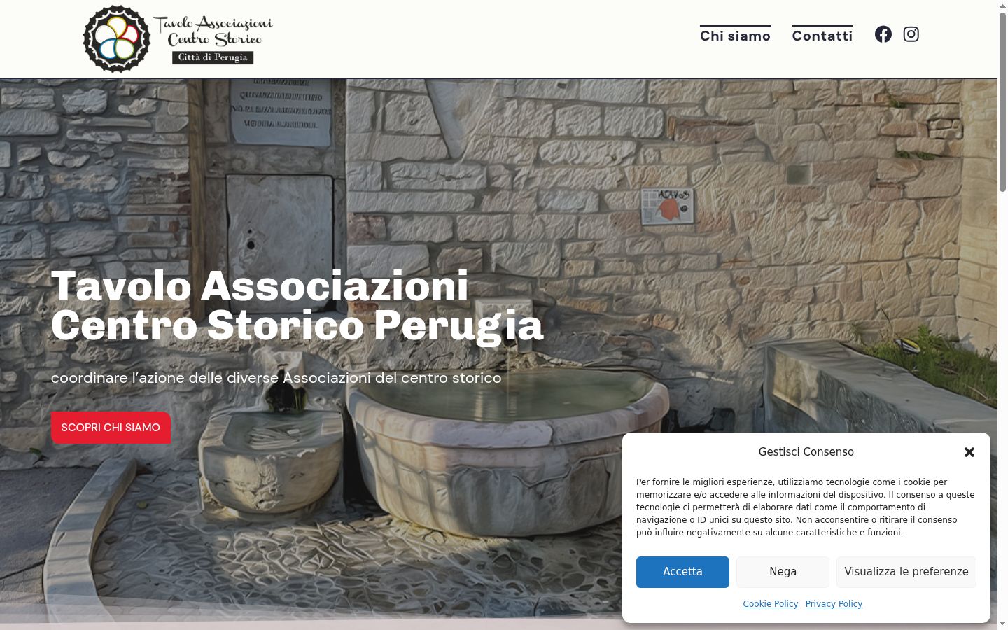 Screenshot tal-banner tal-kunsens muri qabel kwalunkwe interazzjoni