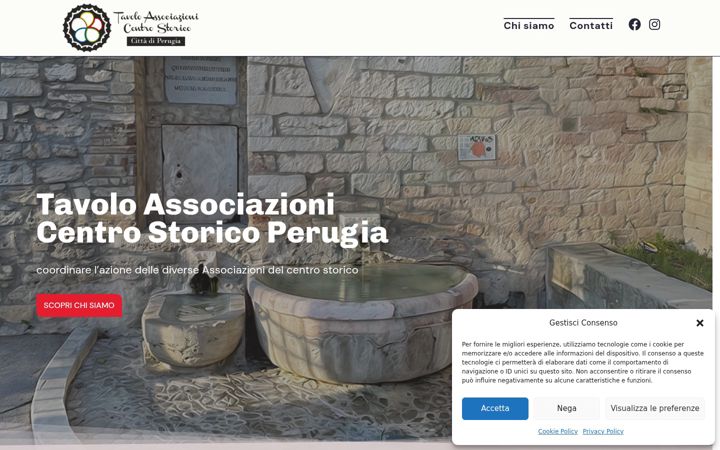 Screenshot of conosciperugia.it