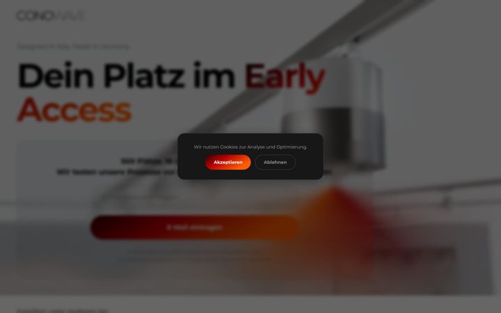 Screenshot of conowave.com