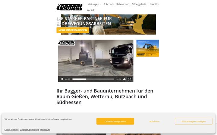 Screenshot of conpet-gmbh.de