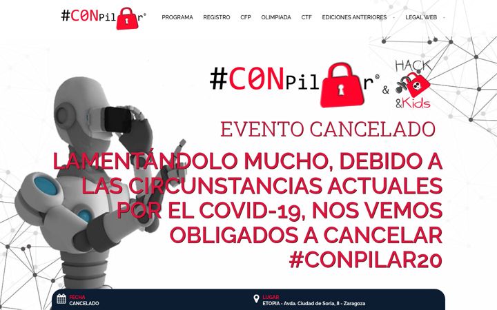 Screenshot of conpilar.net