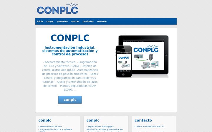 Snímek obrazovky conplc.es