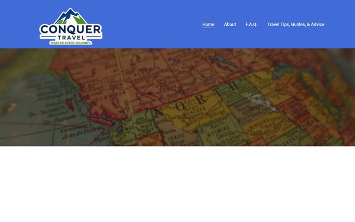 Screenshot of conquertravel.com