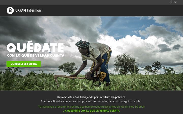 Screenshot of conquetequedas.org
