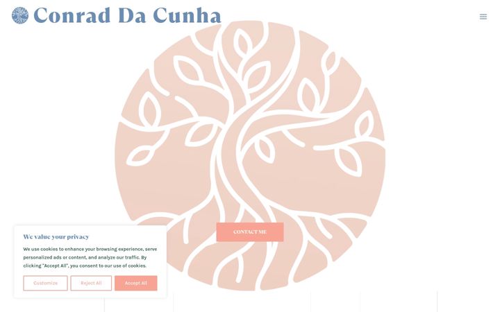 Screenshot of conrad-da-cunha.com