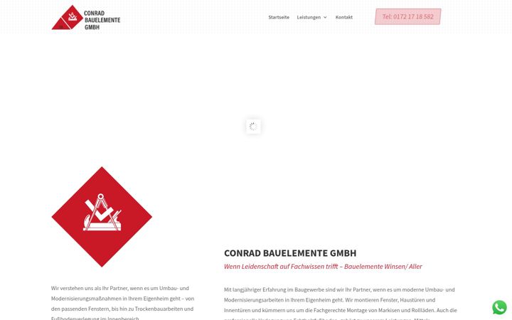 Screenshot of conradbauelementegmbh.de