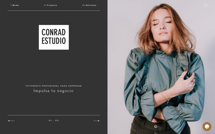Screenshot of conradfotografia.com