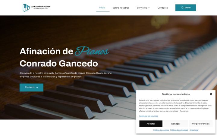 Screenshot of conradogancedo.com