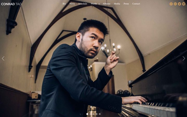 Screenshot of conradtao.com