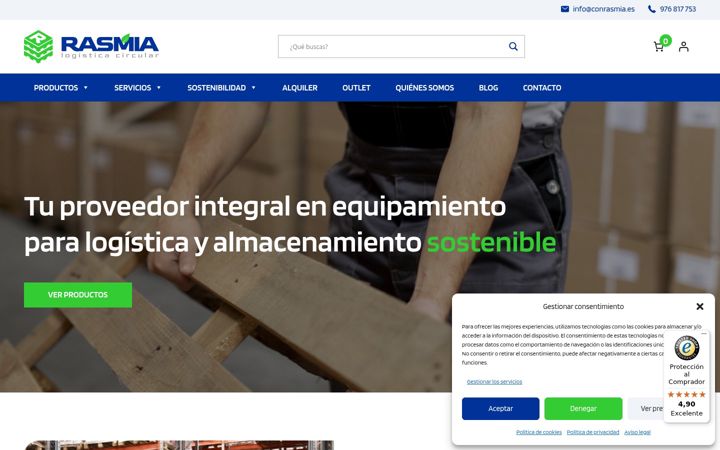 Screenshot of conrasmia.es