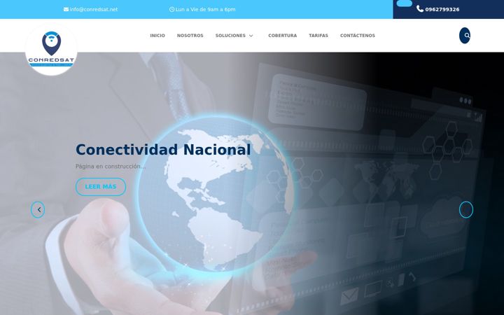 Screenshot of conredsat.net