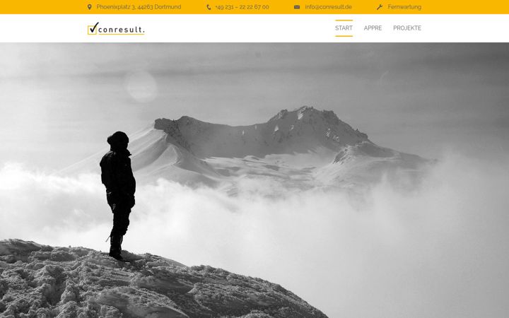 Screenshot of conresult.de