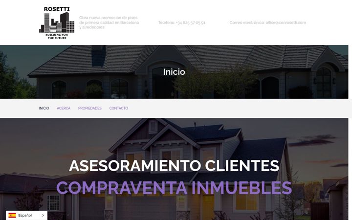 Screenshot of conrosetti.com