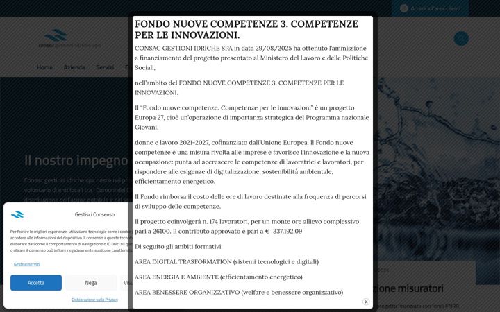 Screenshot van consac.it