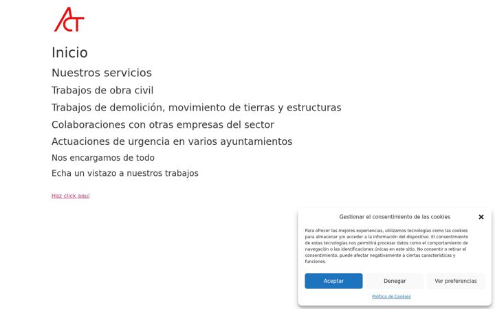 Screenshot of consact.es