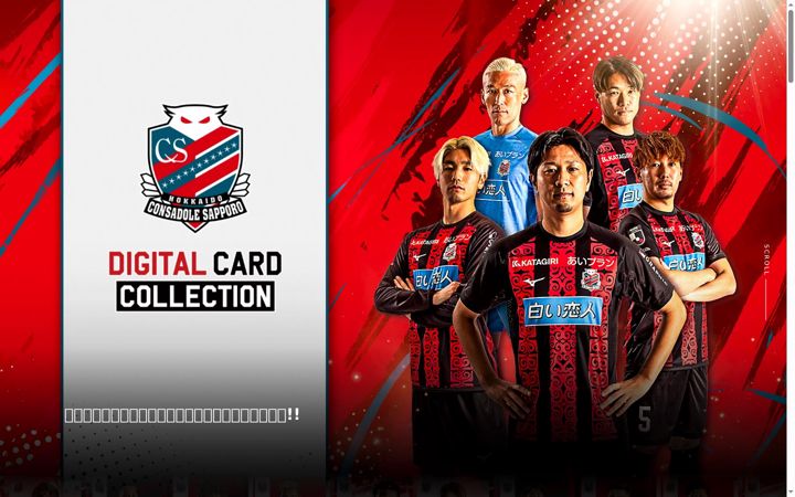 Screenshot of consadole-digitalcard-collection.com