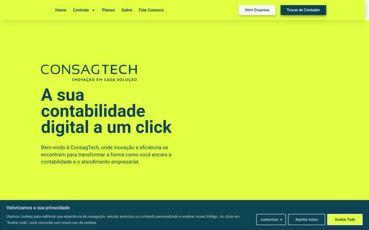 Screenshot of consagtech.com.br