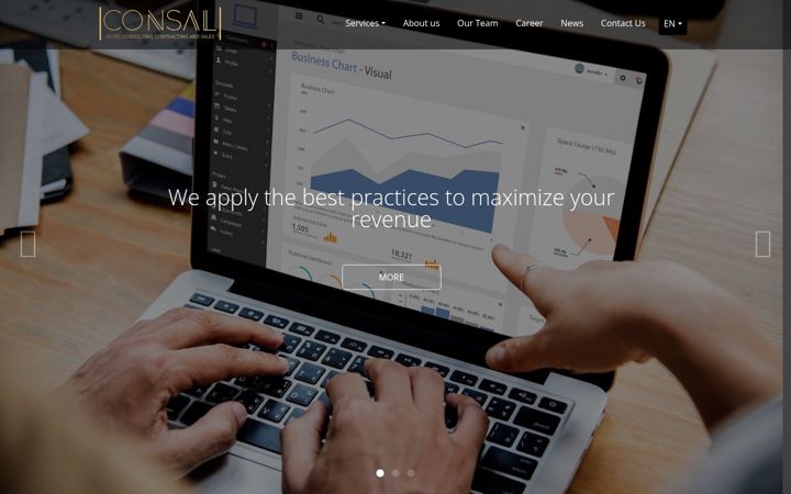 Screenshot of consal.gr