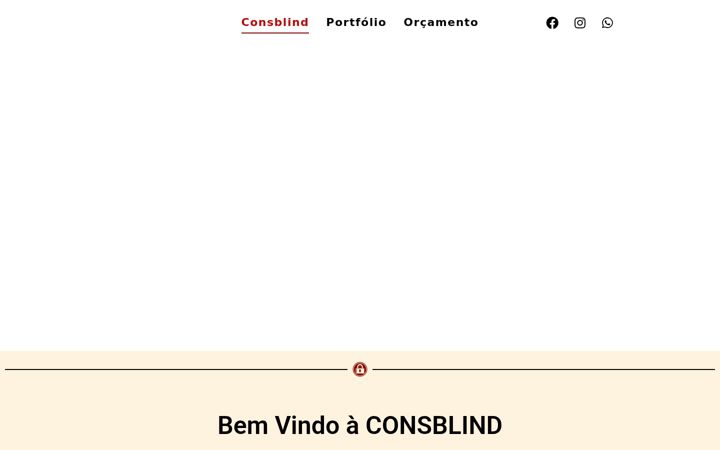 Screenshot of consblind.com.br