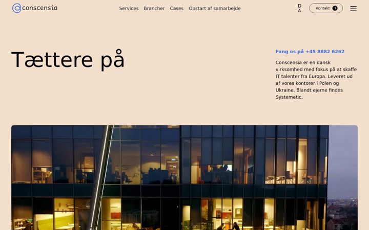 Screenshot of conscensia.de
