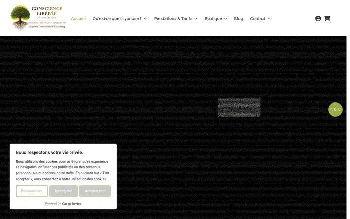 Screenshot of conscienceliberee.com