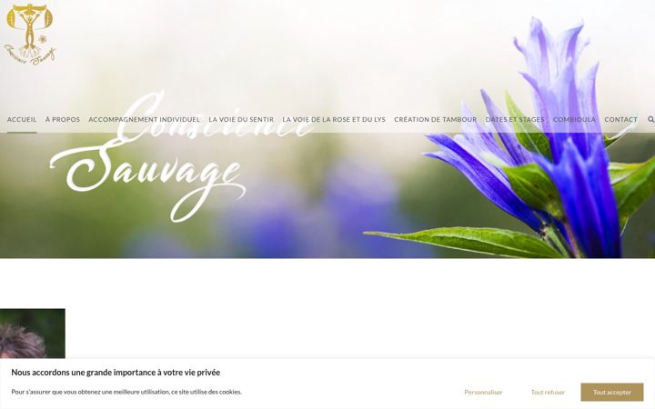 Screenshot of consciencesauvage.ch