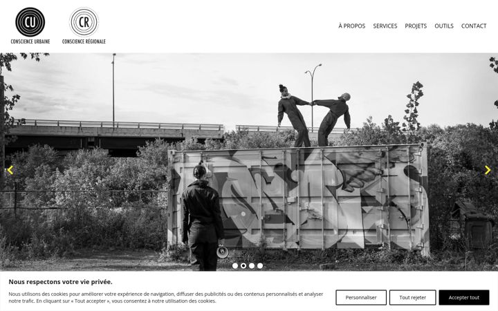Screenshot of conscienceurbaine.net