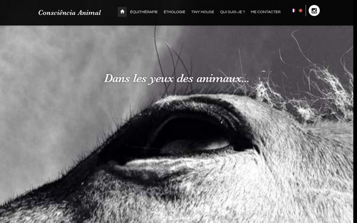 Screenshot of consciencia-animal.com