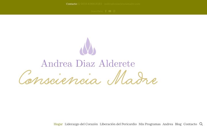 Screenshot of conscienciamadre.com