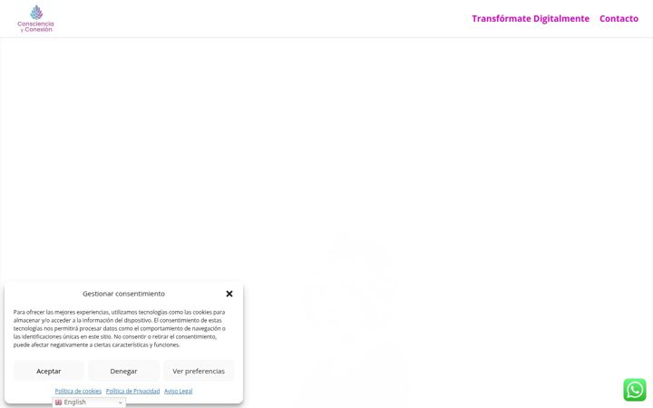 Screenshot of conscienciayconexion.com