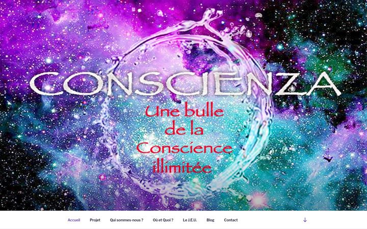 Screenshot of conscienza.com