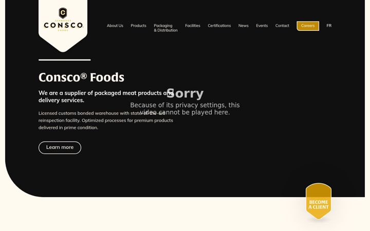 Screenshot of conscofoodsinc.com