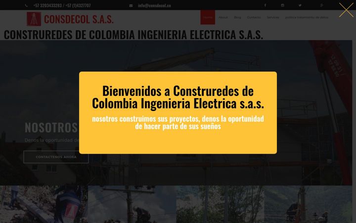 Screenshot of consdecol.co