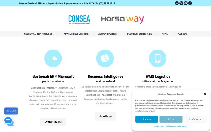 Screenshot of consea.com
