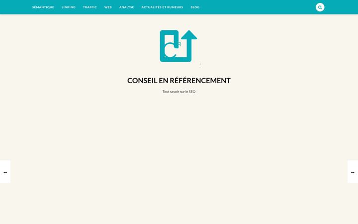 Zrzut ekranu conseil-en-referencement.fr
