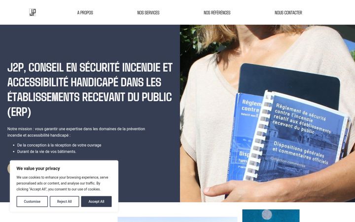Screenshot of conseil-incendie.fr