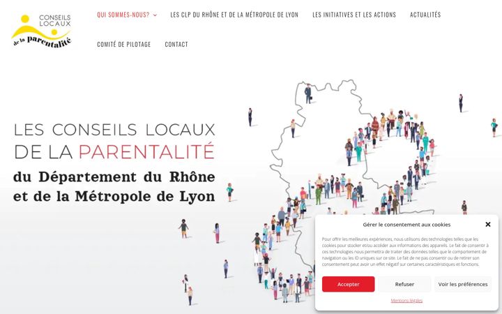 Zrzut ekranu conseil-local-parentalite69.fr