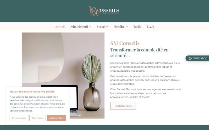 Screenshot of conseil-sm.com