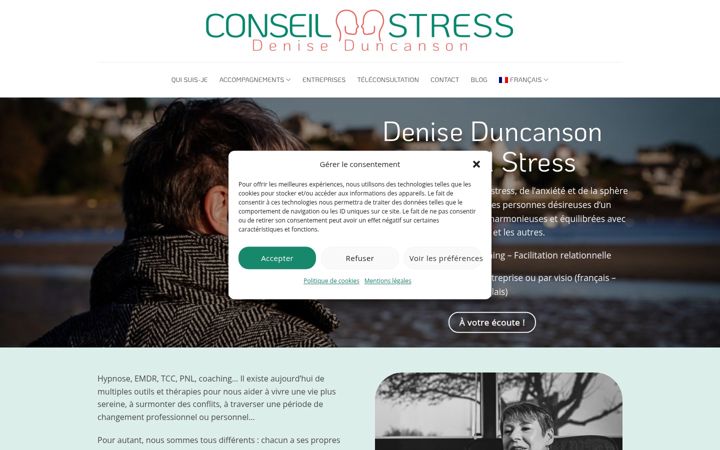 Screenshot of conseil-stress.com