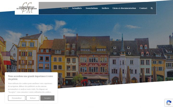 Screenshot von conseilconsultatifpatrimoinemulhousien.fr
