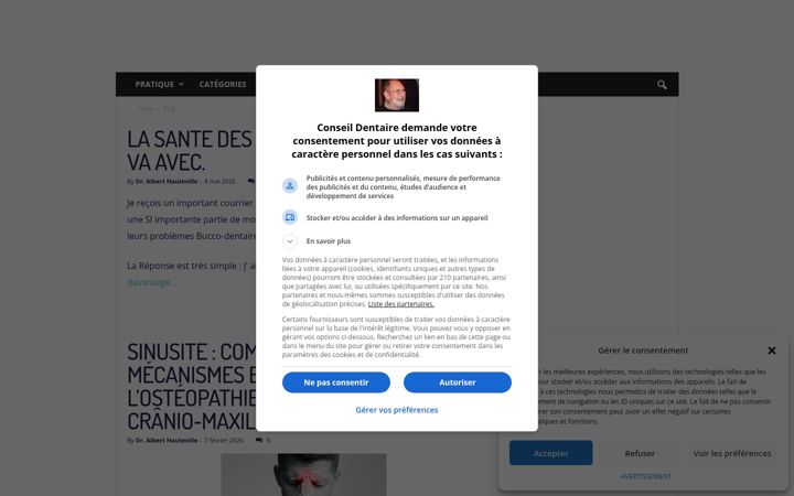 Screenshot of conseildentaire.com